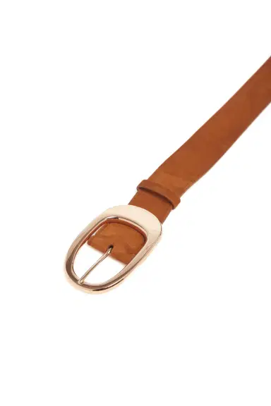 Gabriela Hearst Lozewce Belt in Cognac Suede | Thumbnail 2 Gabriela Hearst Lozewce Belt in Cognac Suede | Thumbnail 2