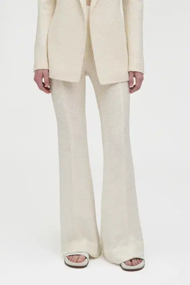 Gabriela Hearst Rhein Flare Pant in Silk Boucle | Thumbnail 5 Gabriela Hearst Rhein Flare Pant in Silk Boucle | Thumbnail 5