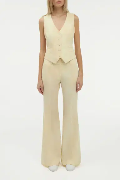Gabriela Hearst Rhein Flare Pant in Virgin Wool | Thumbnail 2 Gabriela Hearst Rhein Flare Pant in Virgin Wool | Thumbnail 2