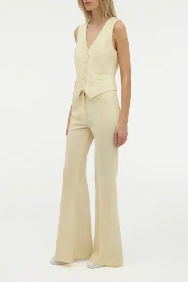 Gabriela Hearst Rhein Flare Pant in Virgin Wool | Thumbnail 3 Gabriela Hearst Rhein Flare Pant in Virgin Wool | Thumbnail 3