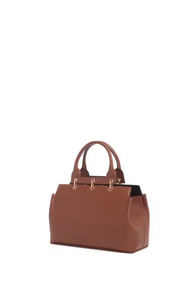 Gabriela Hearst Small Amethyst Tote Bag in Cognac Nappa Leather | Thumbnail 2 Gabriela Hearst Small Amethyst Tote Bag in Cognac Nappa Leather | Thumbnail 2
