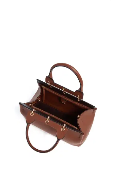 Gabriela Hearst Small Amethyst Tote Bag in Cognac Nappa Leather | Thumbnail 4 Gabriela Hearst Small Amethyst Tote Bag in Cognac Nappa Leather | Thumbnail 4