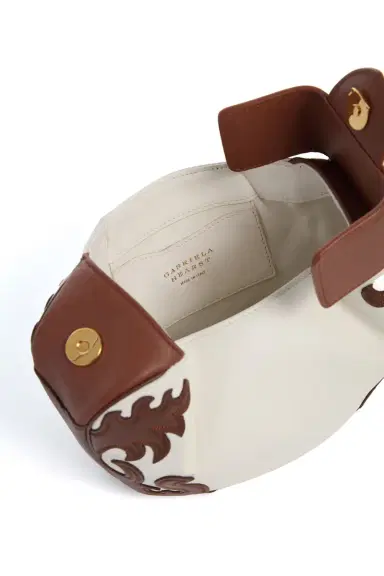GABRIELA HEARST Soft Demi Western Clutch with Chain in Multi Nappa Leather | Thumbnail 5 GABRIELA HEARST Soft Demi Western Clutch with Chain in Multi Nappa Leather | Thumbnail 5