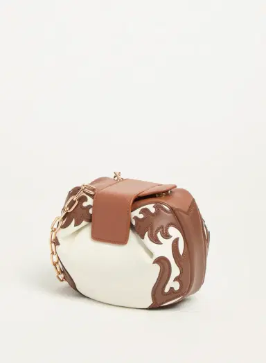 GABRIELA HEARST Soft Demi Western Clutch with Chain in Multi Nappa Leather | Thumbnail 6 GABRIELA HEARST Soft Demi Western Clutch with Chain in Multi Nappa Leather | Thumbnail 6