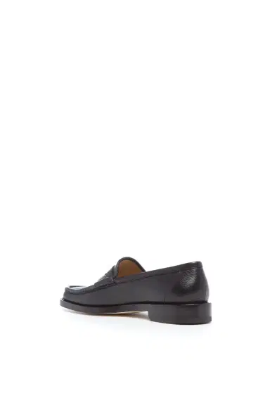 Gabriela Hearst Pierre Loafer in Black Textured Leather | Thumbnail 3 Gabriela Hearst Pierre Loafer in Black Textured Leather | Thumbnail 3