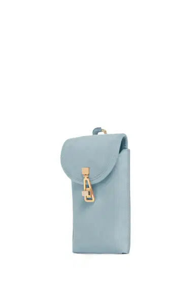 Gabriela Hearst Sunglasses Pouch in Light Blue Suede | Thumbnail 2 Gabriela Hearst Sunglasses Pouch in Light Blue Suede | Thumbnail 2