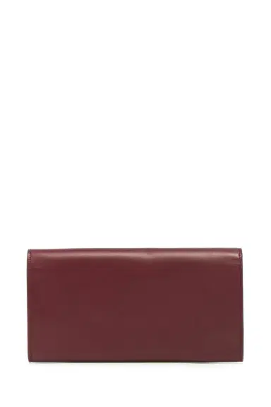 Gabriela Hearst Phone Wallet in Bordeaux & Pink Leather | Thumbnail 3 Gabriela Hearst Phone Wallet in Bordeaux & Pink Leather | Thumbnail 3