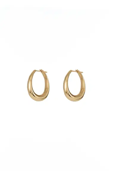 GABRIELA HEARST Small Drop Earrings in 18K Yellow Gold | Thumbnail 2 GABRIELA HEARST Small Drop Earrings in 18K Yellow Gold | Thumbnail 2