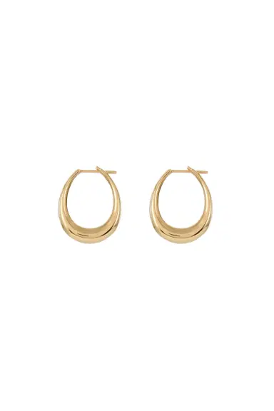 GABRIELA HEARST Small Drop Earrings in 18K Yellow Gold | Thumbnail 1 GABRIELA HEARST Small Drop Earrings in 18K Yellow Gold | Thumbnail 1