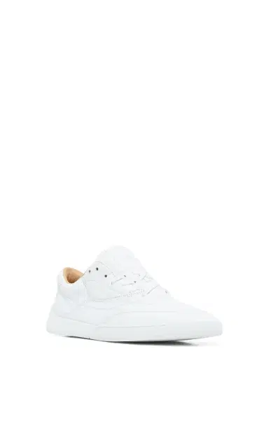 Gabriela Hearst Ohio Slip-on Sneaker in White Textured Leather | Thumbnail 2 Gabriela Hearst Ohio Slip-on Sneaker in White Textured Leather | Thumbnail 2