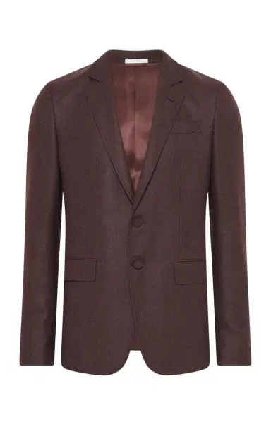 Gabriela Hearst Irving Jacket in Burnt Sienna Wool Cashmere Flannel | Thumbnail 1 Gabriela Hearst Irving Jacket in Burnt Sienna Wool Cashmere Flannel | Thumbnail 1
