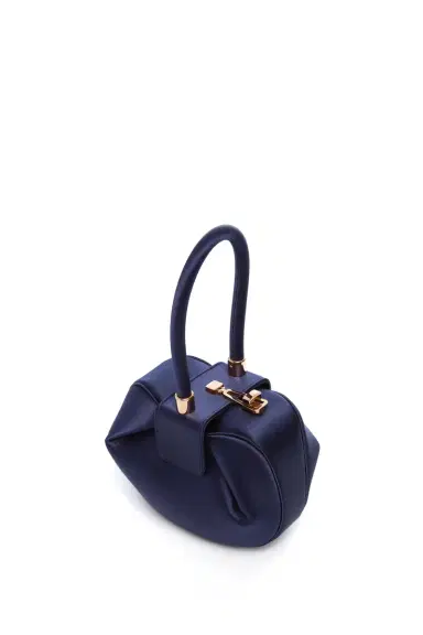Gabriela Hearst Demi Bag in Sapphire Satin | Thumbnail 3 Gabriela Hearst Demi Bag in Sapphire Satin | Thumbnail 3
