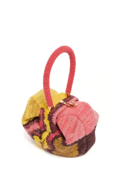Gabriela Hearst Nina Bag in Earth Multi Crochet Cashmere | Thumbnail 4 Gabriela Hearst Nina Bag in Earth Multi Crochet Cashmere | Thumbnail 4