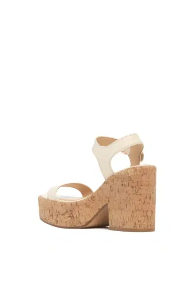 Gabriela Hearst Sardis Platform Sandal in Cream Nappa Leather | Thumbnail 3 Gabriela Hearst Sardis Platform Sandal in Cream Nappa Leather | Thumbnail 3
