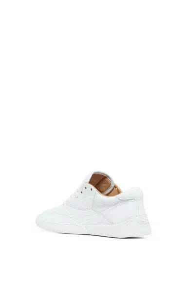Gabriela Hearst Ohio Slip-on Sneaker in White Textured Leather | Thumbnail 3 Gabriela Hearst Ohio Slip-on Sneaker in White Textured Leather | Thumbnail 3
