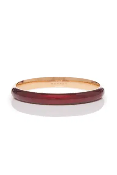 Gabriela Hearst Bangle in 18K Rose Gold & Vitreous Red Enamel | Thumbnail 1 Gabriela Hearst Bangle in 18K Rose Gold & Vitreous Red Enamel | Thumbnail 1