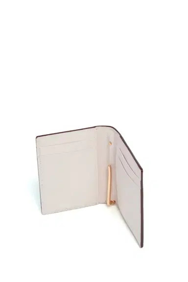 Gabriela Hearst Simple Card Wallet in Bordeaux & Pink Leather | Thumbnail 5 Gabriela Hearst Simple Card Wallet in Bordeaux & Pink Leather | Thumbnail 5