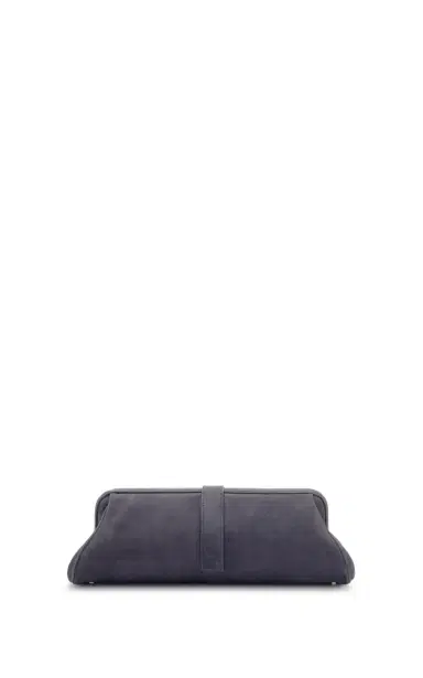 Gabriela Hearst Paola Clutch in Dark Grey Suede | Thumbnail 5 Gabriela Hearst Paola Clutch in Dark Grey Suede | Thumbnail 5