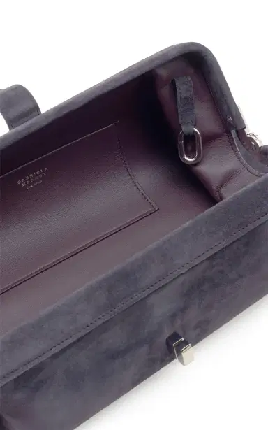 Gabriela Hearst Paola Clutch in Dark Grey Suede | Thumbnail 6 Gabriela Hearst Paola Clutch in Dark Grey Suede | Thumbnail 6