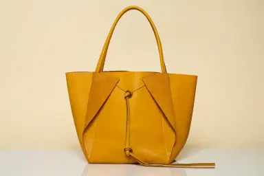 Gabriela Hearst Marija Tote Bag in Golden Birch Nappa Leather | Thumbnail 6 Gabriela Hearst Marija Tote Bag in Golden Birch Nappa Leather | Thumbnail 6