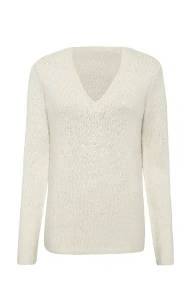 Gabriela Hearst Isiah Knit V-Neck Sweater in Cashmere | Thumbnail 1 Gabriela Hearst Isiah Knit V-Neck Sweater in Cashmere | Thumbnail 1