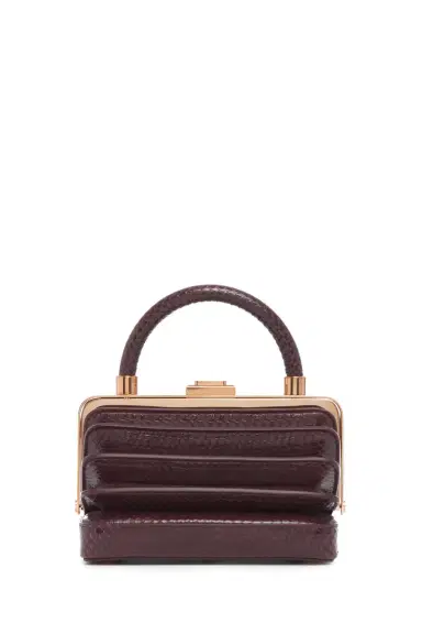 Gabriela Hearst Diana Bag in Bordeaux Snakeskin | Thumbnail 2 Gabriela Hearst Diana Bag in Bordeaux Snakeskin | Thumbnail 2