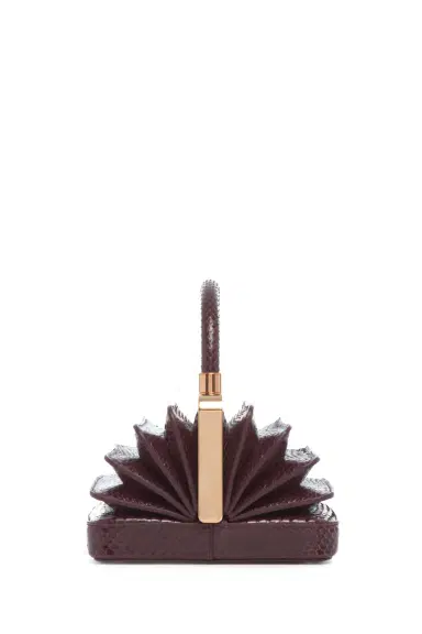 Gabriela Hearst Diana Bag in Bordeaux Snakeskin | Thumbnail 3 Gabriela Hearst Diana Bag in Bordeaux Snakeskin | Thumbnail 3
