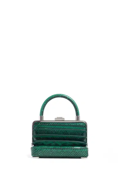 Gabriela Hearst Small Diana Bag in Green Snakeskin | Thumbnail 2 Gabriela Hearst Small Diana Bag in Green Snakeskin | Thumbnail 2