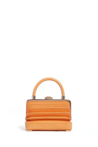 Gabriela Hearst Small Diana Bag in Fluorescent Orange Snakeskin | Thumbnail 2 Gabriela Hearst Small Diana Bag in Fluorescent Orange Snakeskin | Thumbnail 2