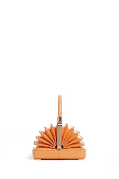 Gabriela Hearst Small Diana Bag in Fluorescent Orange Snakeskin | Thumbnail 3 Gabriela Hearst Small Diana Bag in Fluorescent Orange Snakeskin | Thumbnail 3