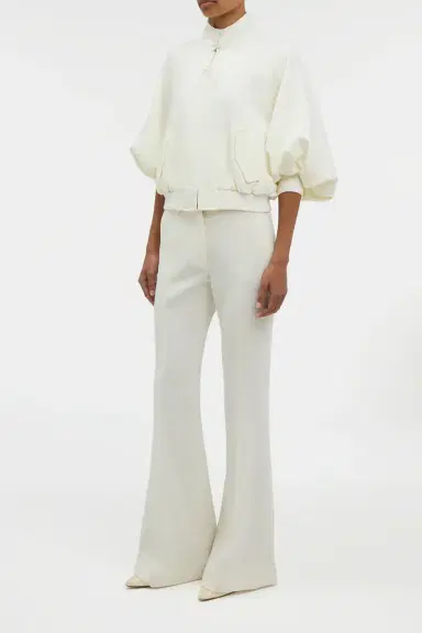 Gabriela Hearst Aluin Jacket in Virgin Wool Crepe | Thumbnail 3 Gabriela Hearst Aluin Jacket in Virgin Wool Crepe | Thumbnail 3