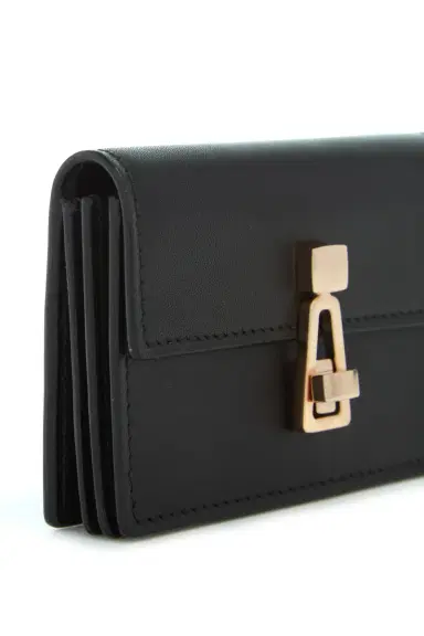 Gabriela Hearst Concertina Card Wallet in Black Leather | Thumbnail 5 Gabriela Hearst Concertina Card Wallet in Black Leather | Thumbnail 5