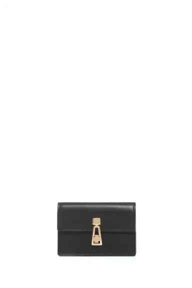 Gabriela Hearst Concertina Card Wallet in Black Leather | Thumbnail 1 Gabriela Hearst Concertina Card Wallet in Black Leather | Thumbnail 1