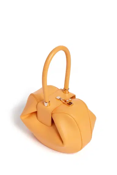 Gabriela Hearst Nina Bag in Fluorescent Orange Nappa Leather | Thumbnail 3 Gabriela Hearst Nina Bag in Fluorescent Orange Nappa Leather | Thumbnail 3