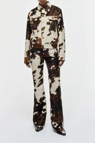 Gabriela Hearst Miran Jacket in Cognac Multi Pony Hair | Thumbnail 2 Gabriela Hearst Miran Jacket in Cognac Multi Pony Hair | Thumbnail 2