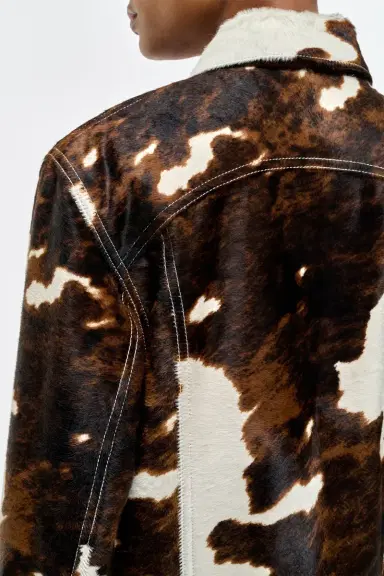 Gabriela Hearst Miran Jacket in Cognac Multi Pony Hair | Thumbnail 7 Gabriela Hearst Miran Jacket in Cognac Multi Pony Hair | Thumbnail 7