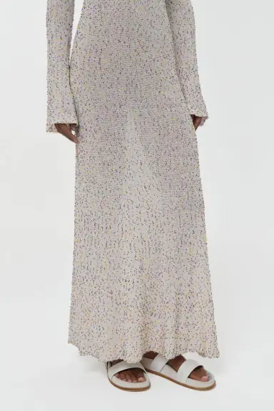 Gabriela Hearst Chandra Knit Maxi Dress in Multi Beaded Cashmere Silk | Thumbnail 7 Gabriela Hearst Chandra Knit Maxi Dress in Multi Beaded Cashmere Silk | Thumbnail 7