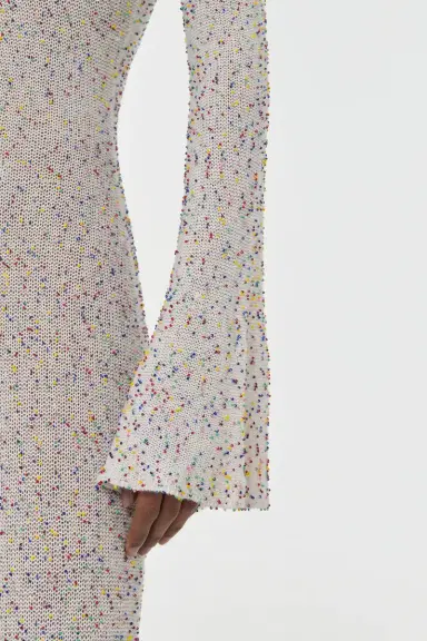 Gabriela Hearst Chandra Knit Maxi Dress in Multi Beaded Cashmere Silk | Thumbnail 9 Gabriela Hearst Chandra Knit Maxi Dress in Multi Beaded Cashmere Silk | Thumbnail 9