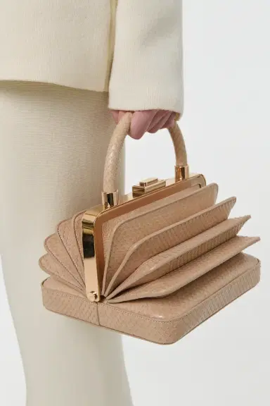 Gabriela Hearst Diana Bag in Nude Snakeskin | Thumbnail 7 Gabriela Hearst Diana Bag in Nude Snakeskin | Thumbnail 7