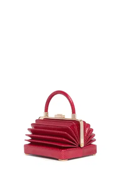 Gabriela Hearst Small Diana Bag in Red Snakeskin | Thumbnail 1 Gabriela Hearst Small Diana Bag in Red Snakeskin | Thumbnail 1