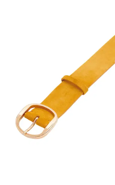 Gabriela Hearst Elster Belt in Golden Birch Suede | Thumbnail 3 Gabriela Hearst Elster Belt in Golden Birch Suede | Thumbnail 3