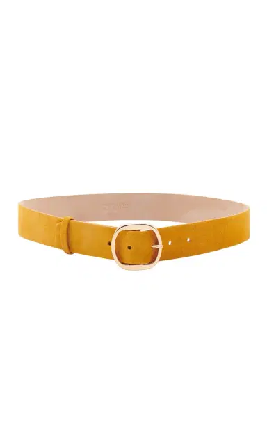 Gabriela Hearst Elster Belt in Golden Birch Suede | Thumbnail 1 Gabriela Hearst Elster Belt in Golden Birch Suede | Thumbnail 1