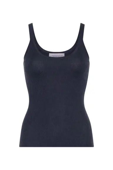 Gabriela Hearst Cinxia Knit Tank Top in Denim Cashmere Silk | Thumbnail 1 Gabriela Hearst Cinxia Knit Tank Top in Denim Cashmere Silk | Thumbnail 1