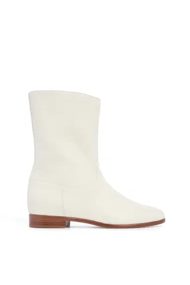 Gabriela Hearst Tina Ankle Boot in Textured Leather | Thumbnail 1 Gabriela Hearst Tina Ankle Boot in Textured Leather | Thumbnail 1