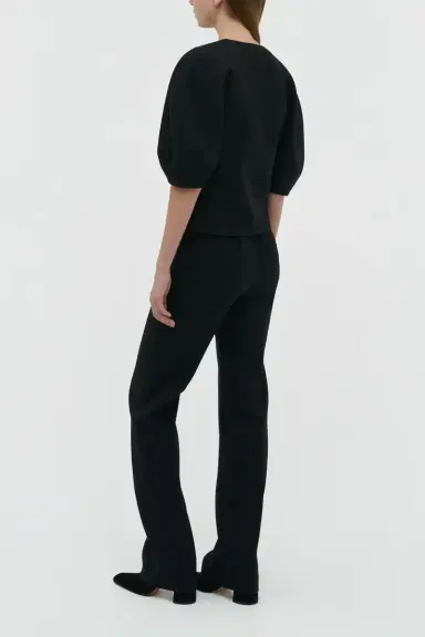 Gabriela Hearst Cecilia Pant in Black Recycled Wool | Thumbnail 4 Gabriela Hearst Cecilia Pant in Black Recycled Wool | Thumbnail 4