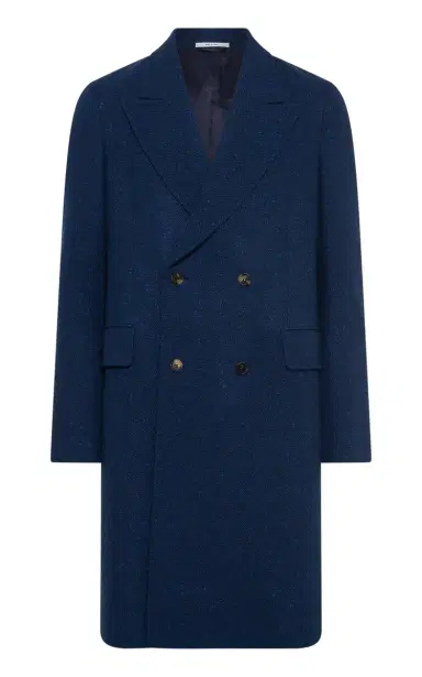 Gabriela Hearst Mcaffrey Coat in Electric Navy Speckled Cashmere | Thumbnail 1 Gabriela Hearst Mcaffrey Coat in Electric Navy Speckled Cashmere | Thumbnail 1