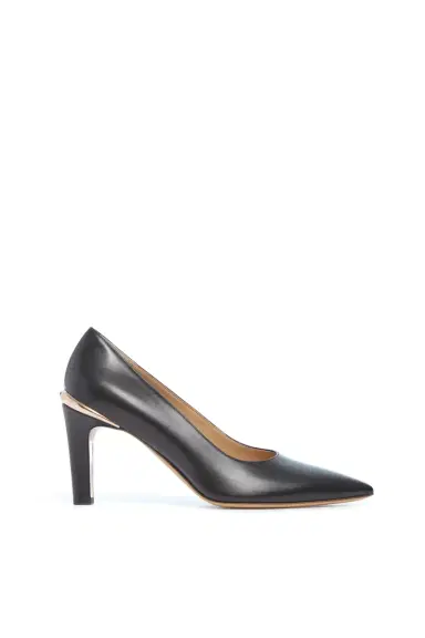 Gabriela Hearst Edwina High Heel Stiletto Pump in Black Nappa Leather | Thumbnail 1 Gabriela Hearst Edwina High Heel Stiletto Pump in Black Nappa Leather | Thumbnail 1