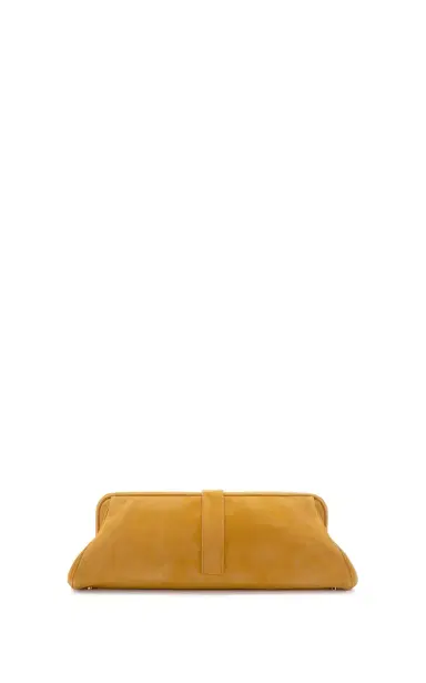 Gabriela Hearst Paola Clutch in Golden Birch Suede | Thumbnail 5 Gabriela Hearst Paola Clutch in Golden Birch Suede | Thumbnail 5