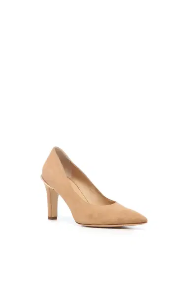 Gabriela Hearst Edwina High Heel Stiletto Pump in Nude Suede | Thumbnail 2 Gabriela Hearst Edwina High Heel Stiletto Pump in Nude Suede | Thumbnail 2
