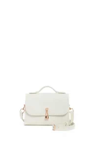 Gabriela Hearst Small Leonora Flap Bag in Textured Leather | Thumbnail 1 Gabriela Hearst Small Leonora Flap Bag in Textured Leather | Thumbnail 1